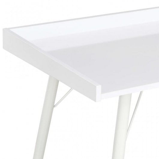 VidaXL Secretária 90x50x79cm Branca