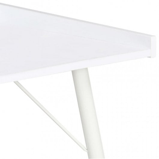 VidaXL Secretária 90x50x79cm Branca