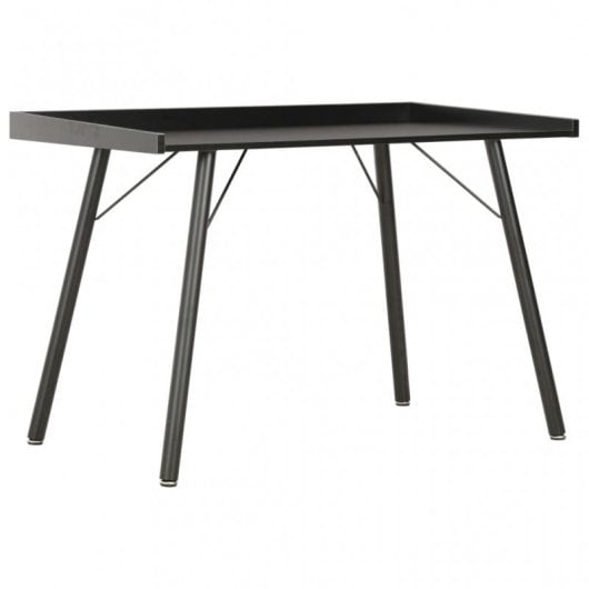 Bureau VidaXL 90x50x79cm Noir