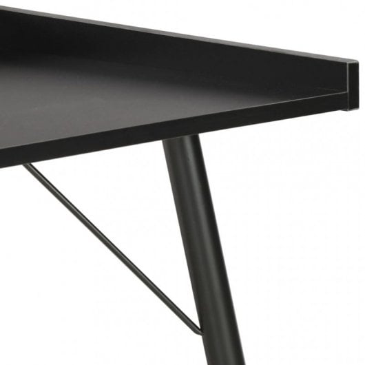 Bureau VidaXL 90x50x79cm Noir