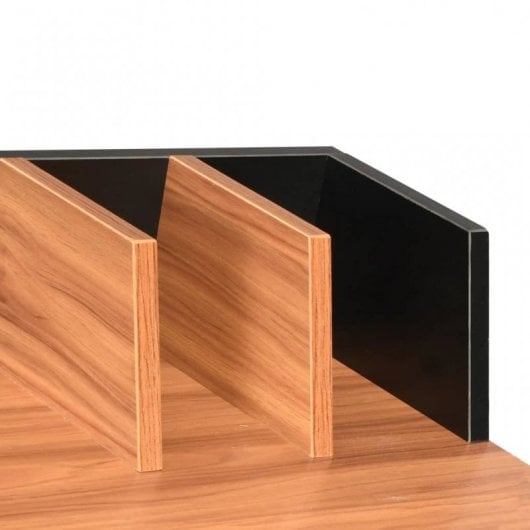 VidaXL Secretária 80x50x84cm Preto/Castanho
