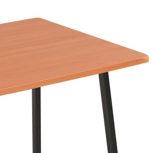 VidaXL Bureau avec étagère 102x50x117cm Noir/Marron