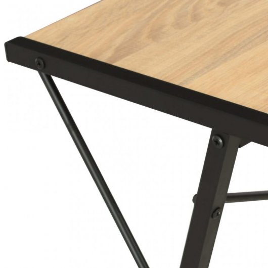 VidaXL Secretária com Estantes 116x50x93cm Carvalho/Preto