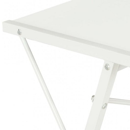 Scrivania con ripiano VidaXL 116x50x93 cm Bianca