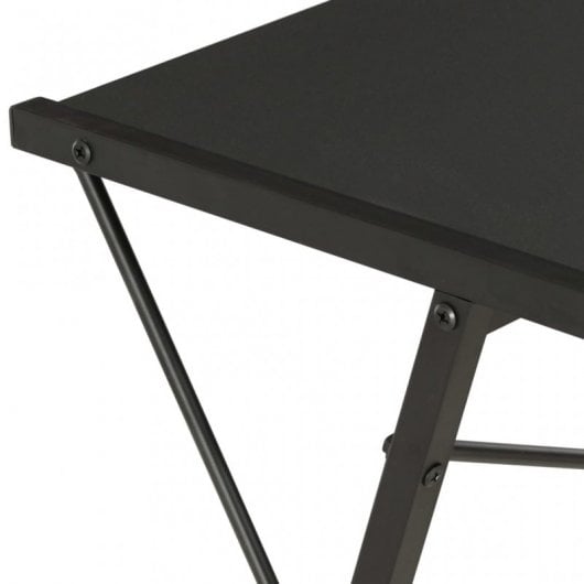 VidaXL Escritorio con Estantería 116x50x93cm Negro