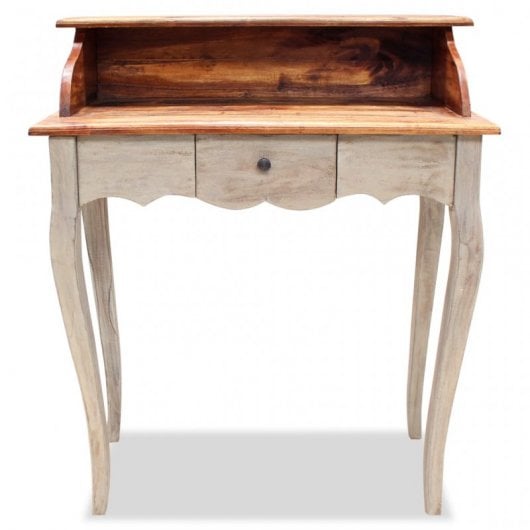 VidaXL Escritorio de Madera Maciza Reciclada 80x40x92cm