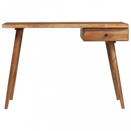 VidaXL Escritorio 110x50x76cm Madera de Acacia Maciza