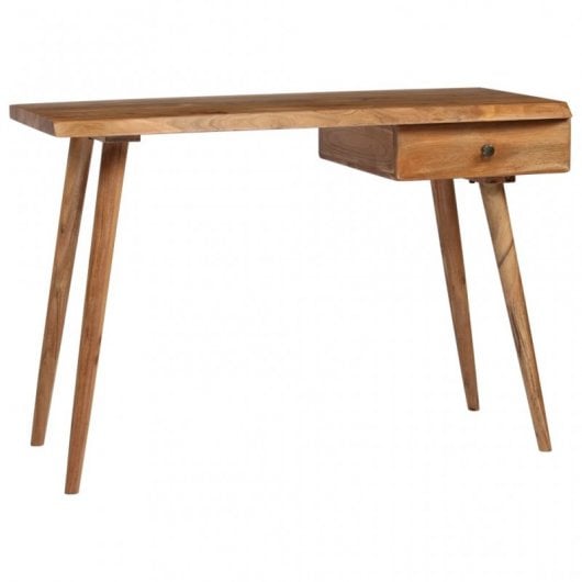 VidaXL Escritorio 110x50x76cm Madera de Acacia Maciza