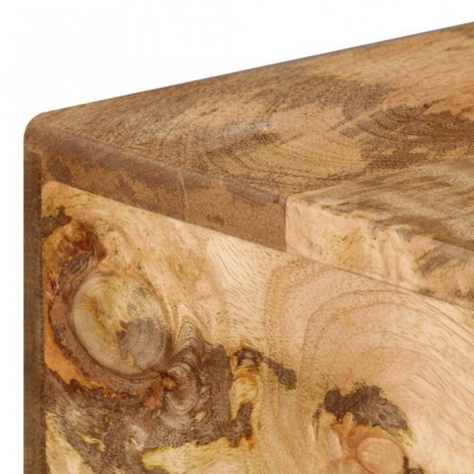 VidaXL Table de bureau avec tiroirs en bois de manguier massif 110x50x76cm