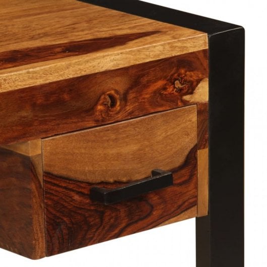 VidaXL Escritorio con 2 Cajones Madera Maciza de Sheesham