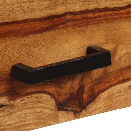 VidaXL Escritorio con 2 Cajones Madera Maciza de Sheesham