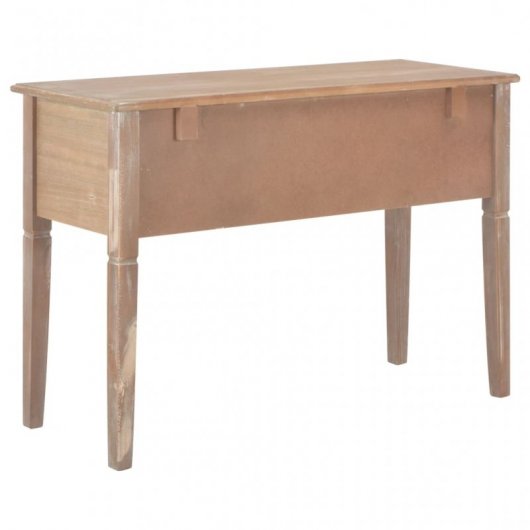 VidaXL Escritorio de Madera 109.5x45x77.5cm Marrón