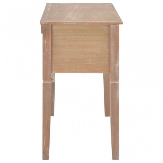 VidaXL Escritorio de Madera 109.5x45x77.5cm Marrón