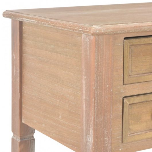 VidaXL Escritorio de Madera 109.5x45x77.5cm Marrón