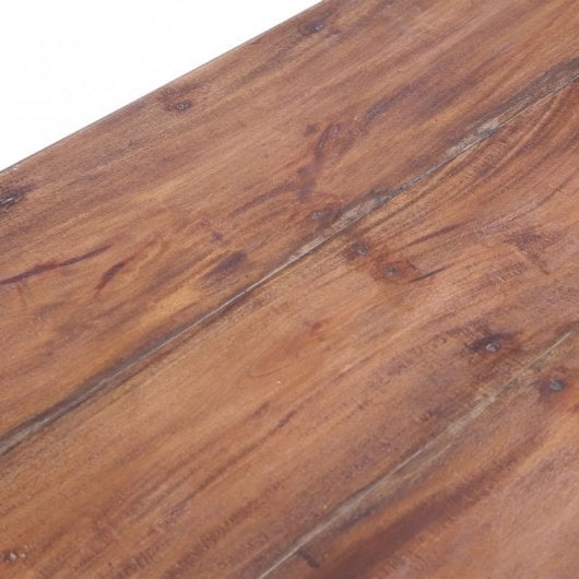 VidaXL Secretária com Gavetas de Madeira Reciclada 117x57x75cm Branca