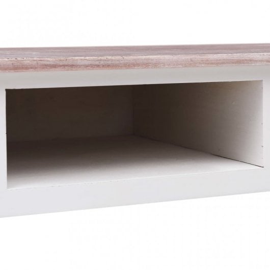 VidaXL Secretária de Madeira 110x45x76cm Castanha