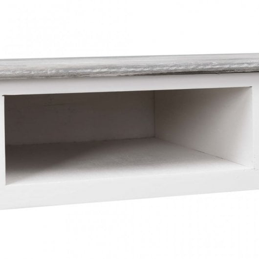 Scrivania in legno VidaXL 110x45x76 cm Grigia