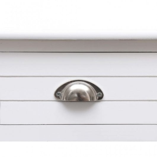 VidaXL Secretária 110x45x76cm Madeira Branca