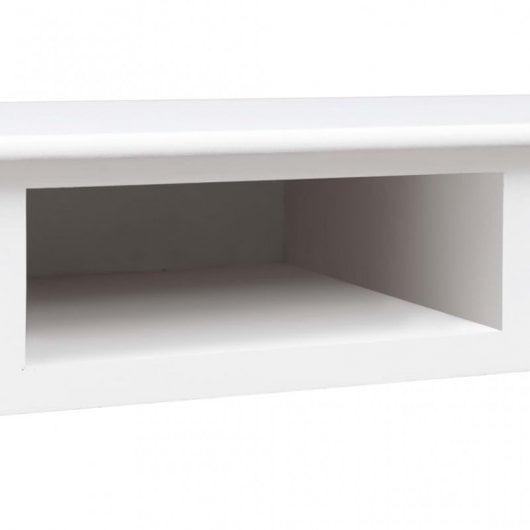 VidaXL Secretária 110x45x76cm Madeira Branca