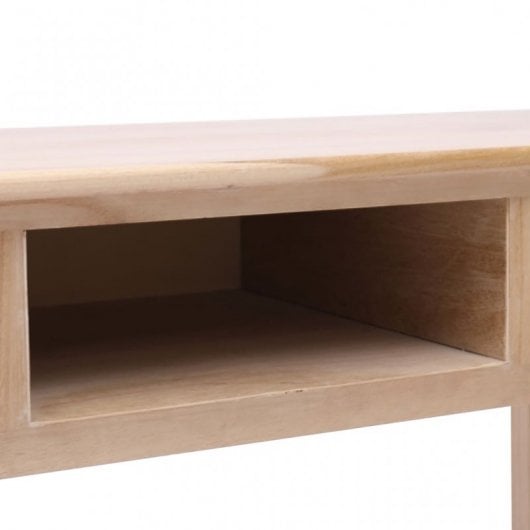 VidaXL Secretária de Madeira 110x45x76cm Natural