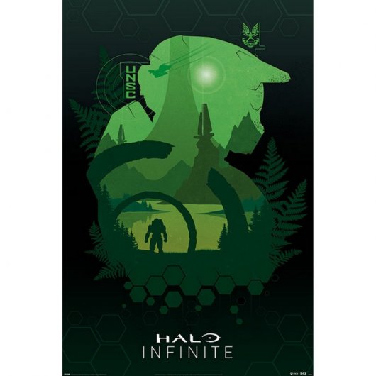 Pyramide Maxi Poster Halo Infinite Lakeside 91,5x61cm