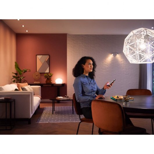 Philips Pack 3 Bombillas Hue White LED E27 9W Blanco Cálido