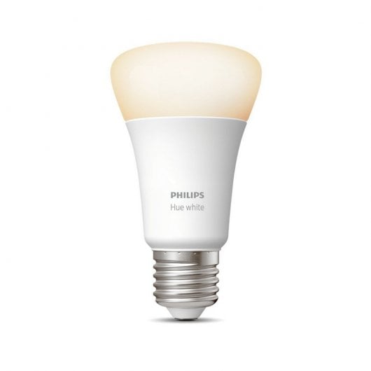 Philips Pack 4 Bombillas Hue White LED E27 9W Blanco Cálido