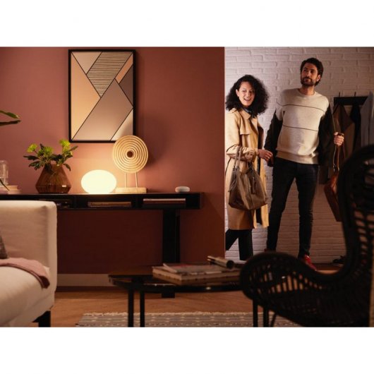 Philips Pack 4 Bombillas Hue White LED E27 9W Blanco Cálido