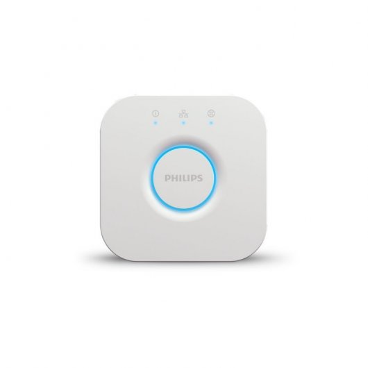 Philips Pack Hue White Mando + Bombilla LED E27 9W Blanco Cálido + Hue Bridge