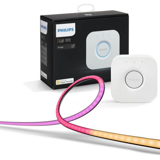 Philips Pack Hue Play Gradient Lightstrip Tira LED para Televisor de 75" + Hue Bridge