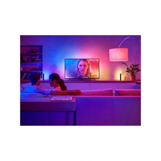 Philips Pack Hue Play Gradient Lightstrip Tira LED para Televisor de 75" + Hue Bridge