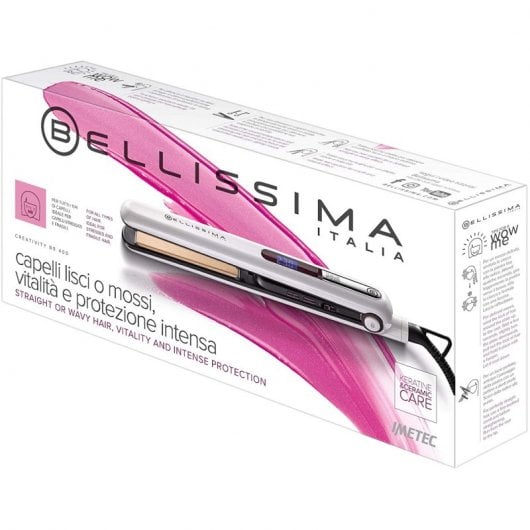 Imetec Bellissima B9 400 Piastra per capelli Caldo Bianco 54 W 1,8 m