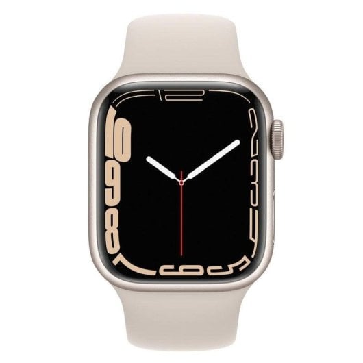 Apple Watch Series 7 GPS + Cellular 41mm OLED Beige Étanche IP6X SpO2 Pulsomètre