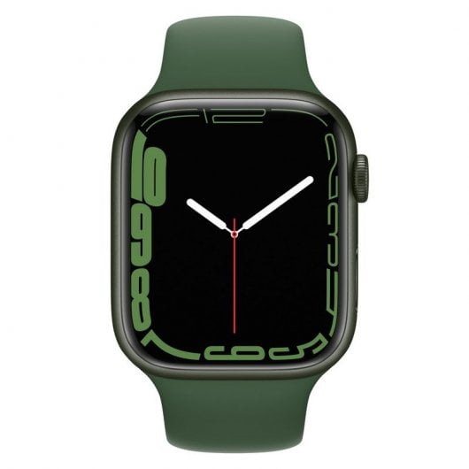 Apple Watch Series 7 GPS + Cellular, 45mm Cassa in Alluminio Verde con Cinturino Sport Verde