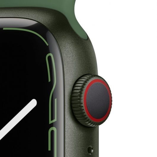 Apple Watch Series 7 GPS + Cellular 45mm Aluminio Verde con Correa Deportiva Verde