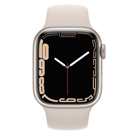 Apple Watch Series 7 GPS 41mm Aluminio Beige con Correa Deportiva Beige