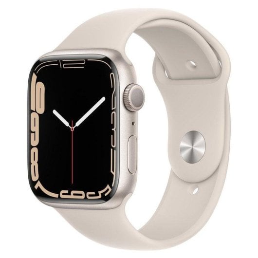 Apple Watch Series 7 GPS 45mm Aluminio Beige con Correa Deportiva Beige