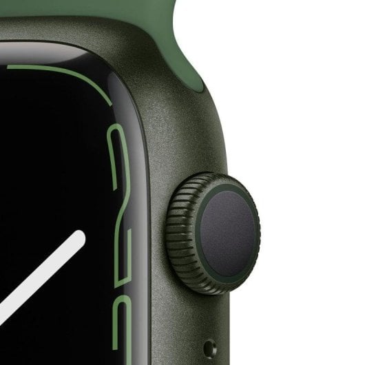 Apple Watch Series 7 GPS 45mm Aluminio Verde con Correa Deportiva Verde