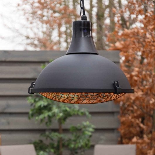 Sunred Indus II Halogen-Hängeheizstrahler 2100W Schwarz