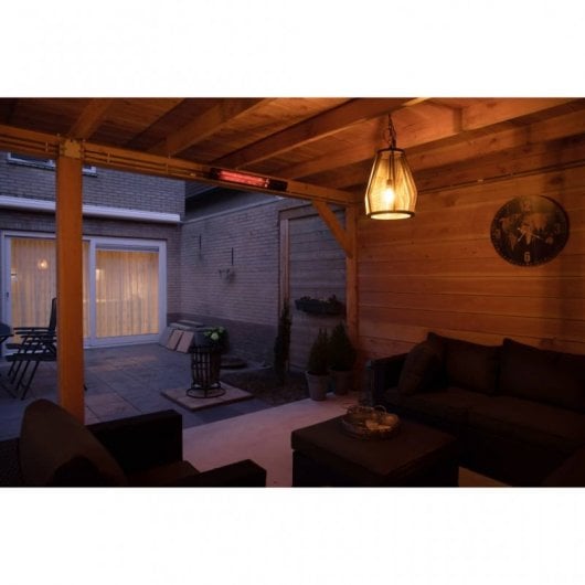 Sunred Royal Diamond Dark Estufa de Pared 2000W Negro