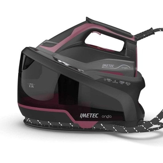 Dampfbügelstation Imetec Onda P2 2400W 2,5L 6 Bar Schwarz/Burgunder