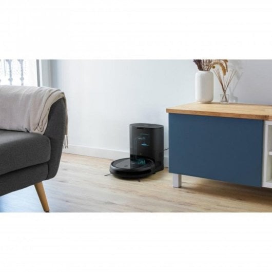 Aspirateurs Robots et Laveur Cecotec Conga 2290 Ultra Home Vidage Automatique Navigation Gyroscopique 2.100 Pa Assistant Vocal Spécial Animaux