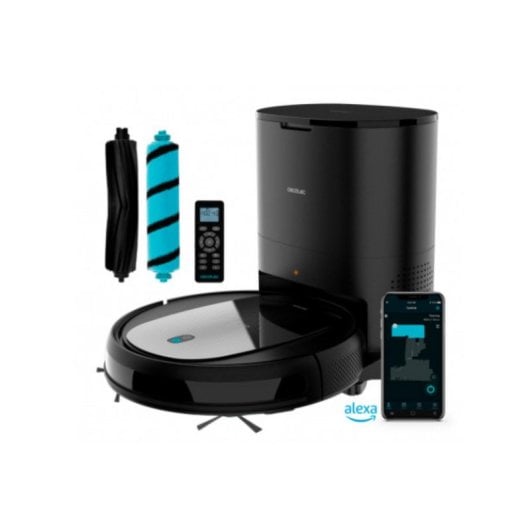 Aspirateurs Robots et Laveur Cecotec Conga 2290 Ultra Home Vidage Automatique Navigation Gyroscopique 2.100 Pa Assistant Vocal Spécial Animaux