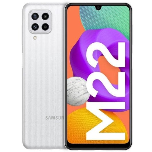 Samsung Galaxy M22 4G 4GB 128GB 6.4" Blanco