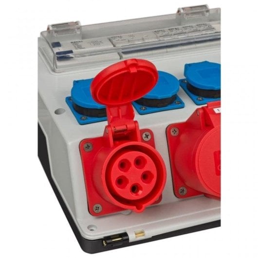 Multiprise Brennenstuhl 1154890010 6 prises IP44 avec disjoncteur différentiel RCD et montage mural