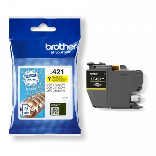 Cartucho de Tinta Original Brother LC421Y Amarillo