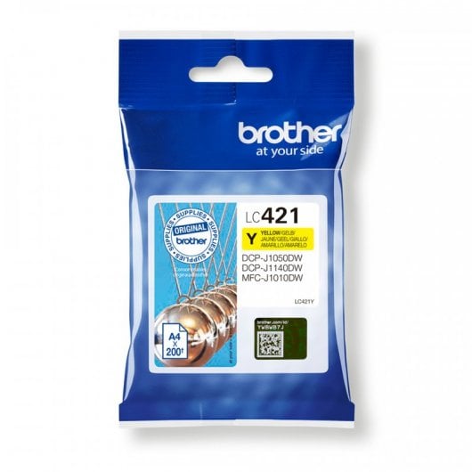 Cartucho de Tinta Original Brother LC421Y Amarillo
