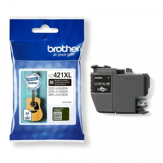 Cartucho de Tinta Original Brother LC421XLBK Negro