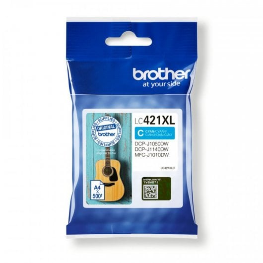Cartucho de Tinta Original Brother LC421XLC Cian