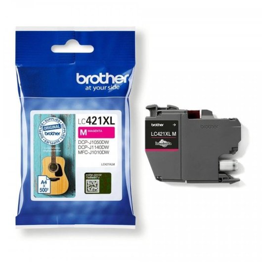 Cartouche Tinta Original Brother LC421XLM Magenta